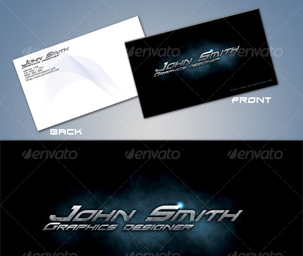 Hi-Tech professional business card template - Creative Business Cards