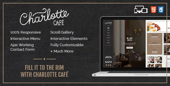 Charlotte - Café Bistro HTML Template