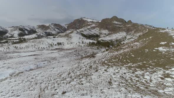 Aerial Winter Landscape in Khakassia 2 alt
