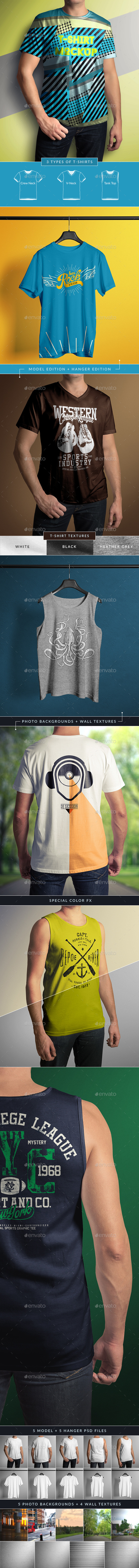 Download T-Shirt Mock-Up Male Model / Classic Edition by Genetic96 ...