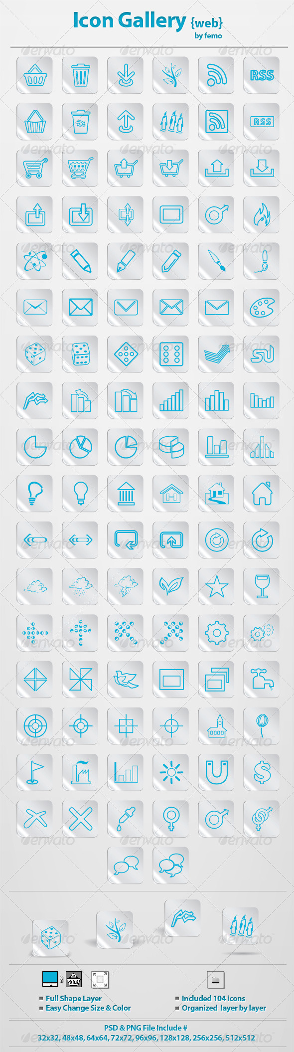 Icon Gallery {web} - Web Icons