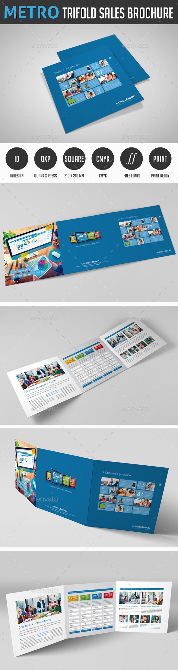 Metro Tri-fold Sales Brochure