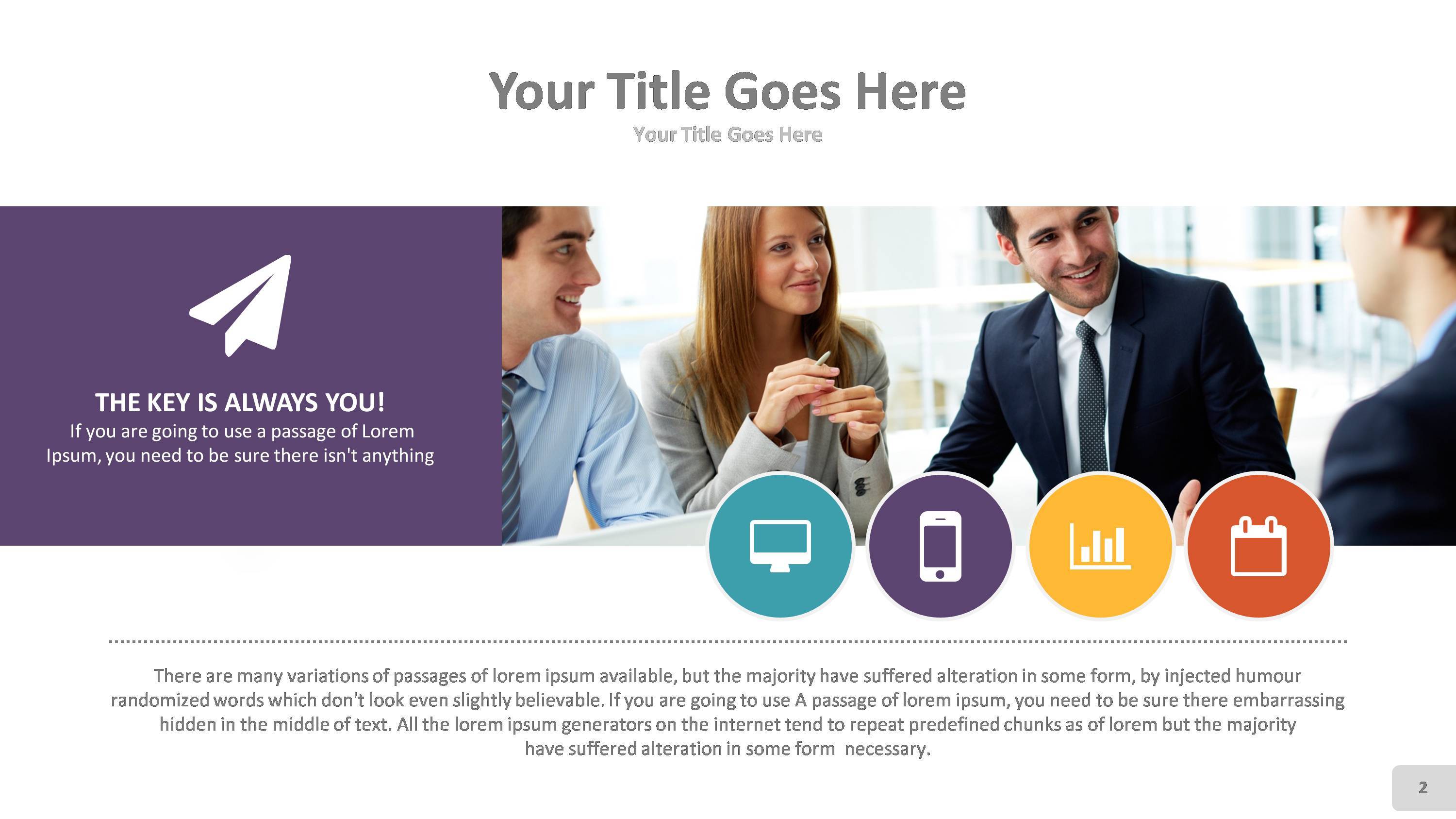 Business Plus PowerPoint Presentation Template, Presentation Templates