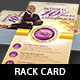 Clergy Anniversary Rack Card Template