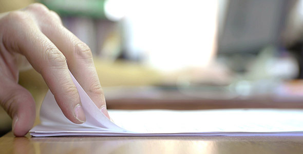 Searching Documents Papers On Office Table 2 alt