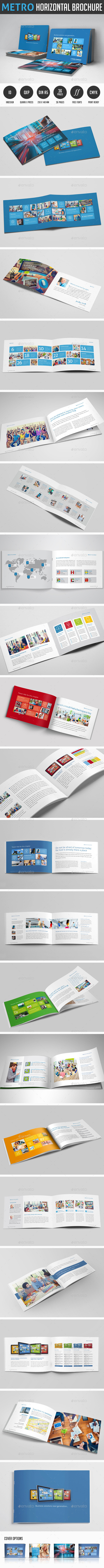 Metro horizontal Brochure - Corporate Brochures