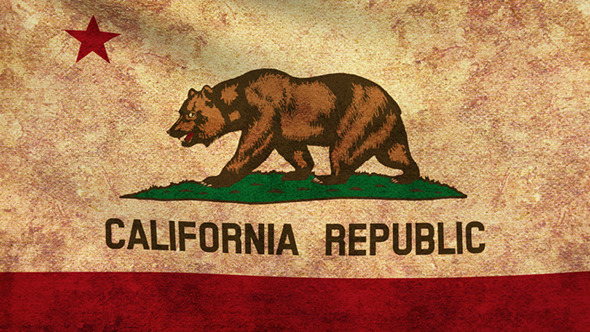 California Flag 2 Pack – Grunge and Retro