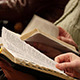 Flipping Through Bible At Church - VideoHive Item for Sale