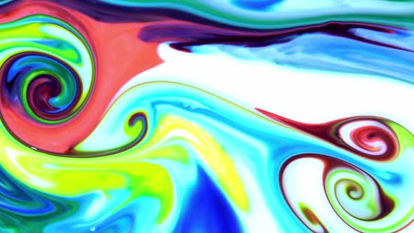 Abstract Colorful Fluid Paint Background 67