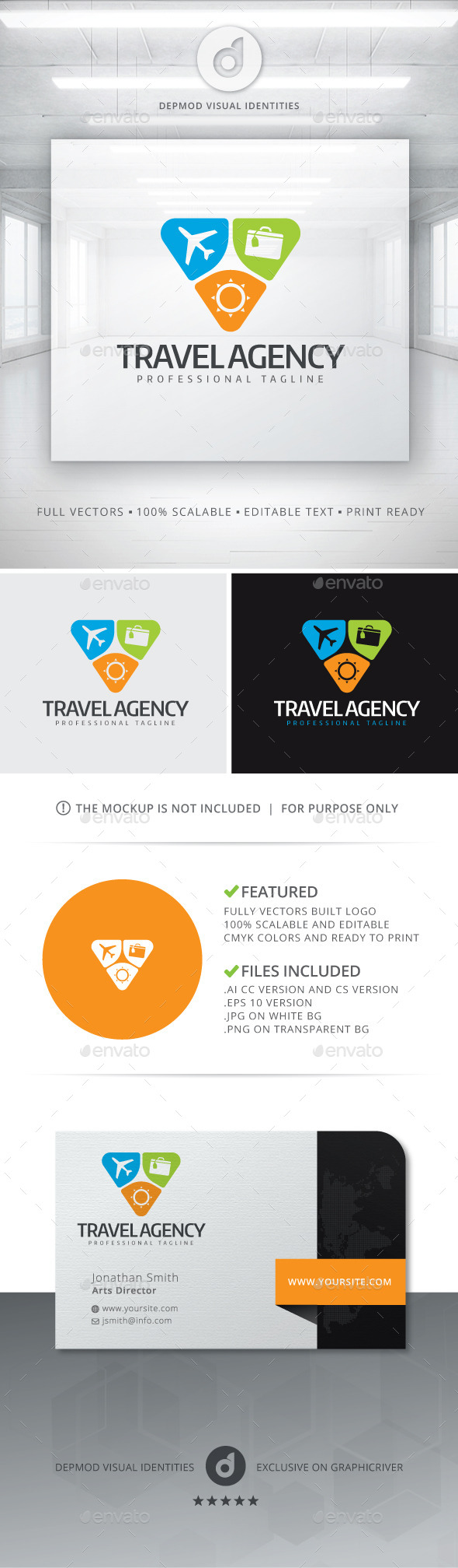 Travel Agency Logo by Opaq | GraphicRiver