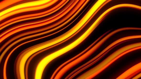 Fantasy golden wavy abstract background