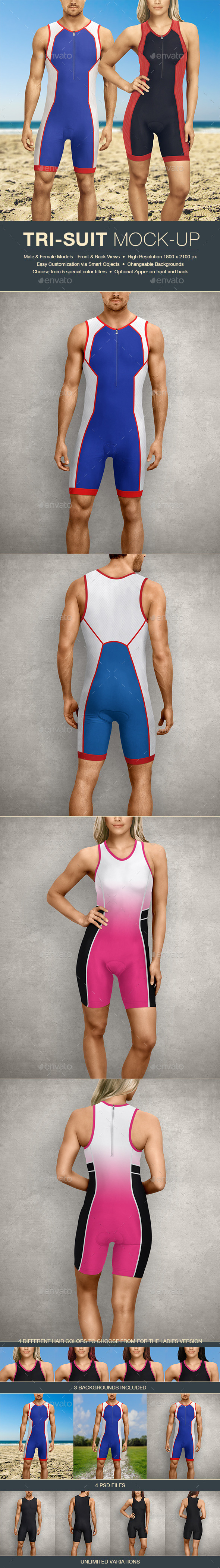 Download Tri-Suit Mockup by Voxel3D | GraphicRiver