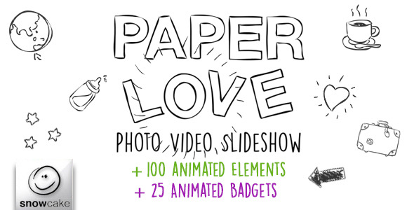 Paper Love Photo - VideoHive 10734754
