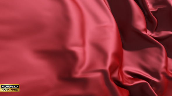 Red Silk Cloth Animation