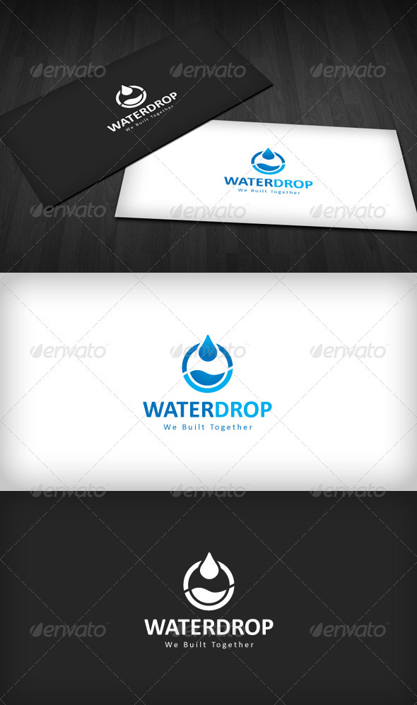 Water Drop Logo - Nature Logo Templates