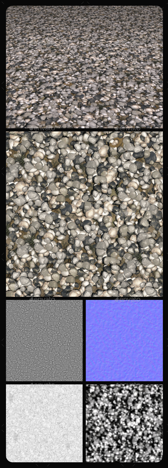 Ground Rocks Hi-Res - 3Docean 10939344