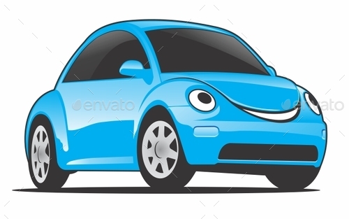 Cartoon Car Vector, Vectors | GraphicRiver