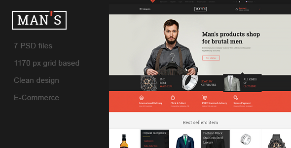 MANS - Template - ThemeForest 10753613