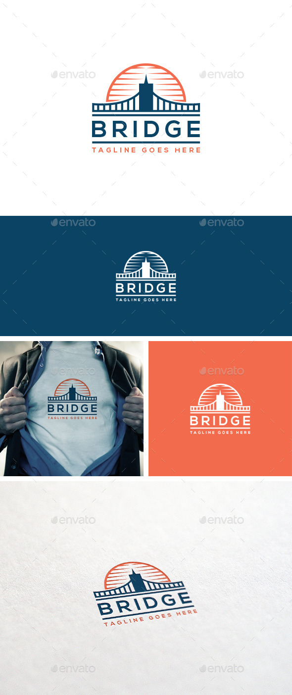 Bridge Logo Template by designgarrad | GraphicRiver