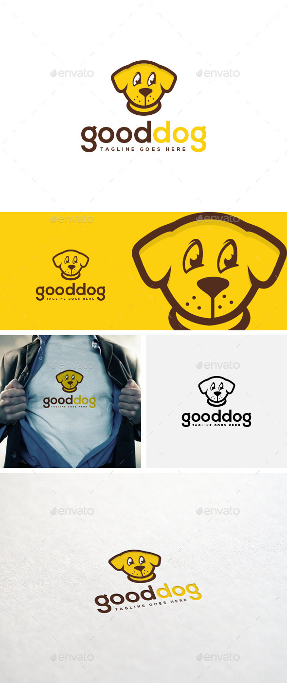 Good Dog Logo Template, Logo Templates | GraphicRiver