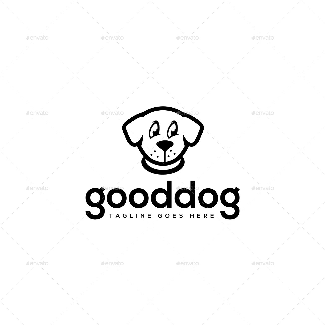 Good Dog Logo Template, Logo Templates | GraphicRiver