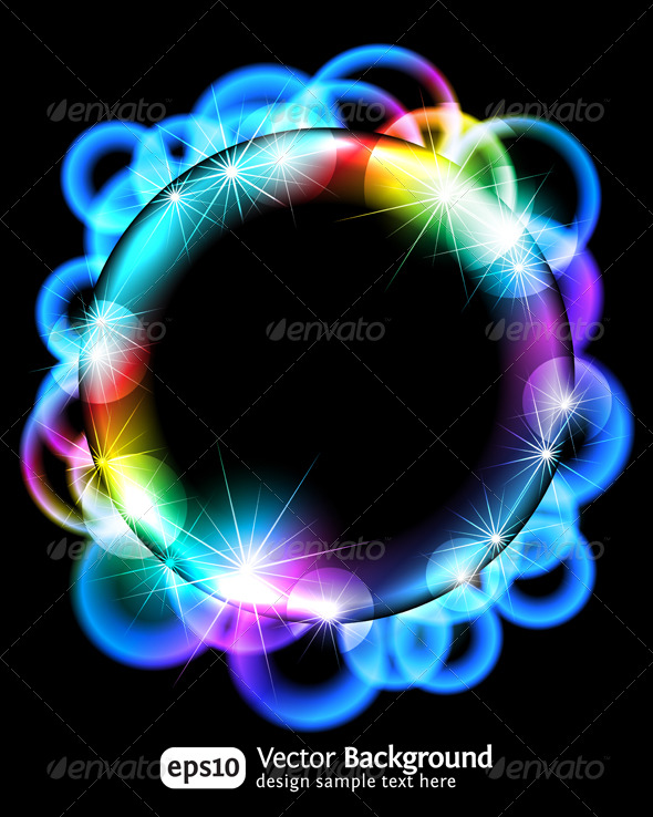 Neon light gragient effect background - Backgrounds Decorative