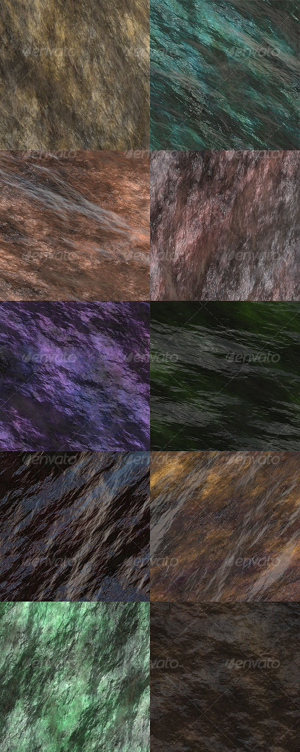 Wet Stone Seamless Textures - Stone Textures