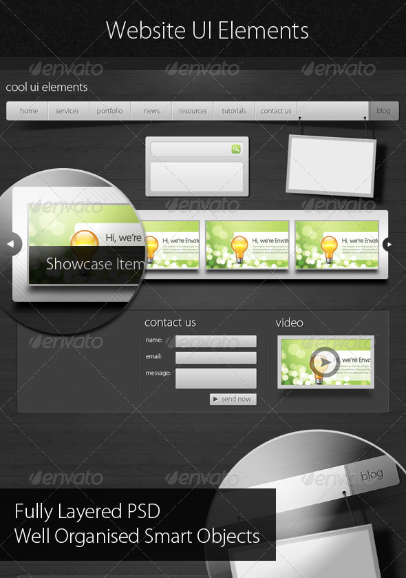 Web UI Assets, Web Elements, Boxes & Buttons - Web Elements
