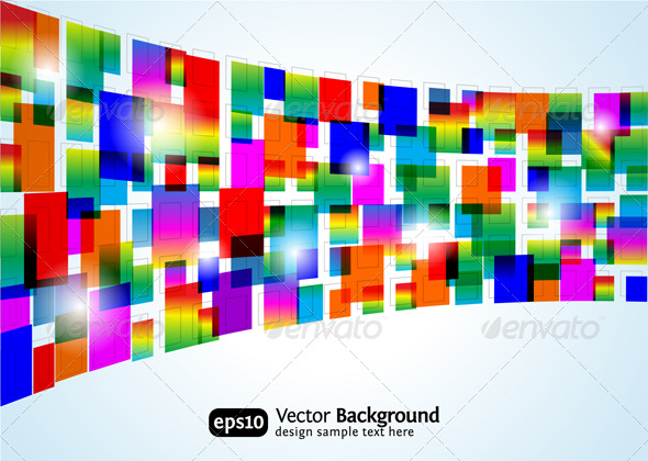 Abstract colorful background - Backgrounds Business