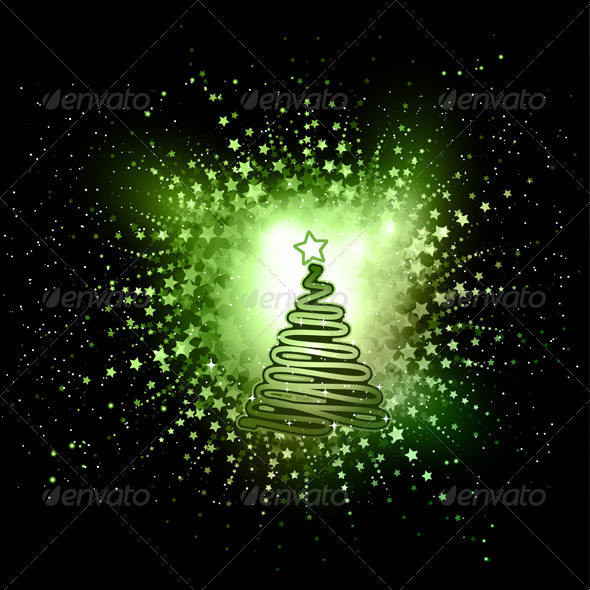 Christmas Tree Background - Christmas Seasons/Holidays