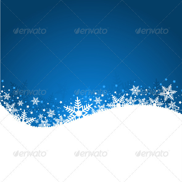 Snowflake background - Christmas Seasons/Holidays