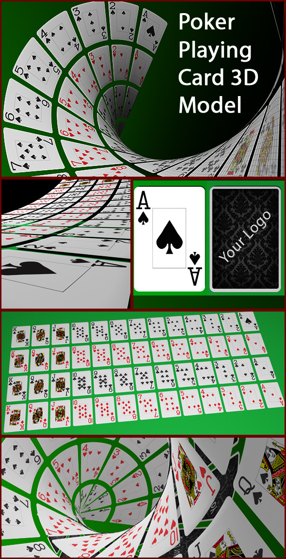Poker Playing card - 3Docean 10957122