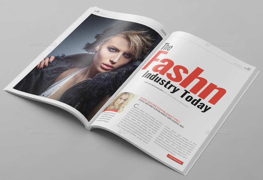 30 Pages Fashion Magazine - Photoshop PSD, Print Templates | GraphicRiver