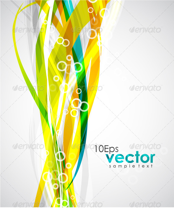 Colorful Wavy Lines - Backgrounds Business
