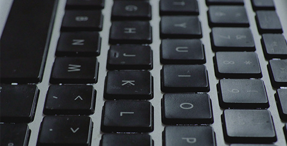 Black Keyboard Buttons, Stock Footage | VideoHive