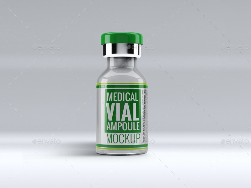Download Medical Vial Ampoule Mock Up By L5design Graphicriver