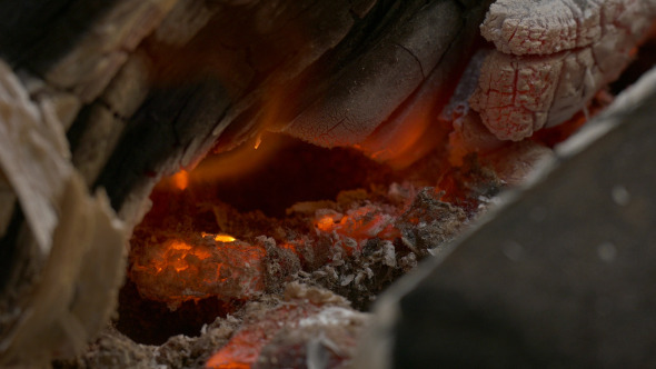 Fire In Fireplace alt