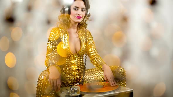 Gold Catsuit Female Dj 3 alt