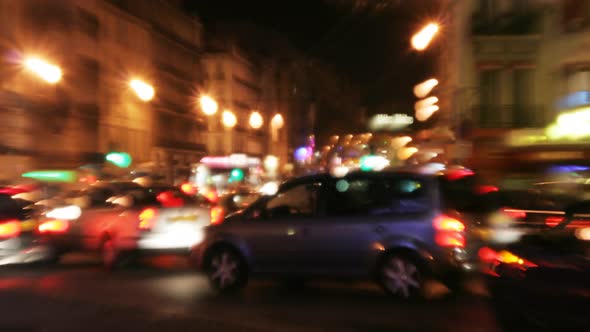 Traffic Roundabout Nighttime Urban 2 alt