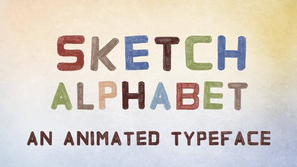 Sketch Alphabet | After Effects Template