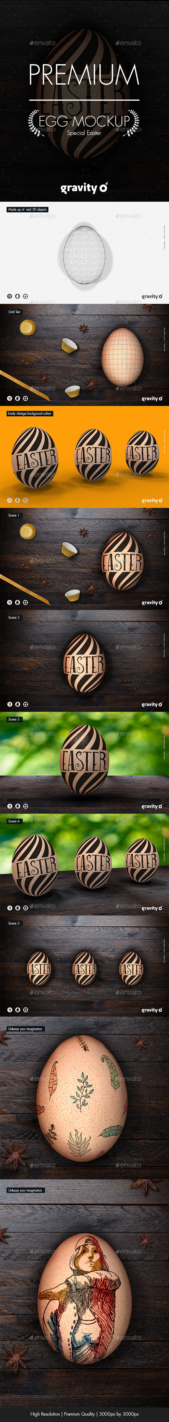 Download Egg Mockup - Easter Edition by howardroussel | GraphicRiver