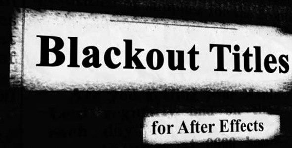 Blackout Titles