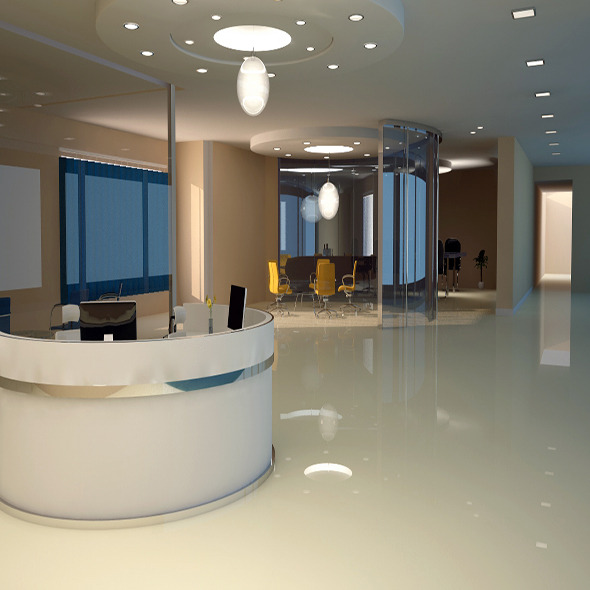 Office interior v - 3Docean 10973406