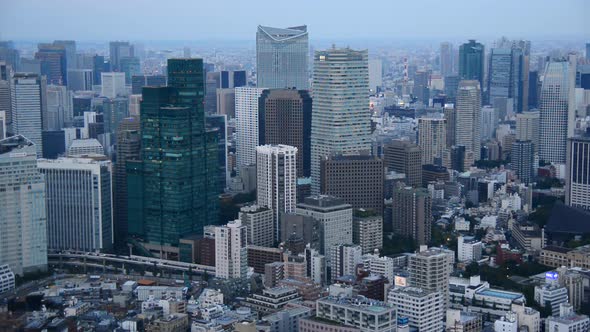 View Of Tokyo Skyline From Roppongi Hills Tower - Tokyo Japan 2, Stock ...