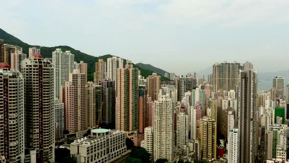 Clouds Over Hong Kong Skyline - Hong Kong China 1