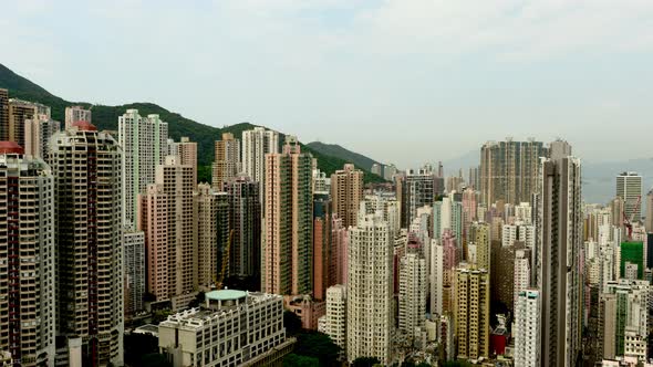 Clouds Over Hong Kong Skyline - Hong Kong China 2
