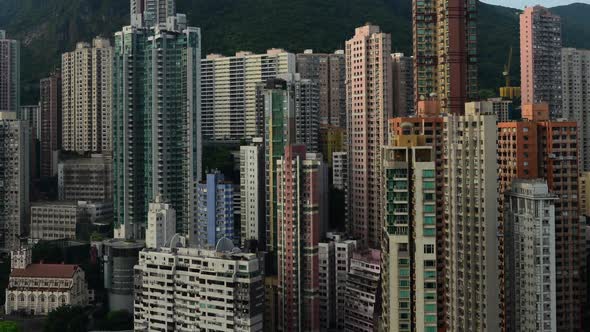 Clouds Over Hong Kong Skyline And Victoria Peak - Hong Kong