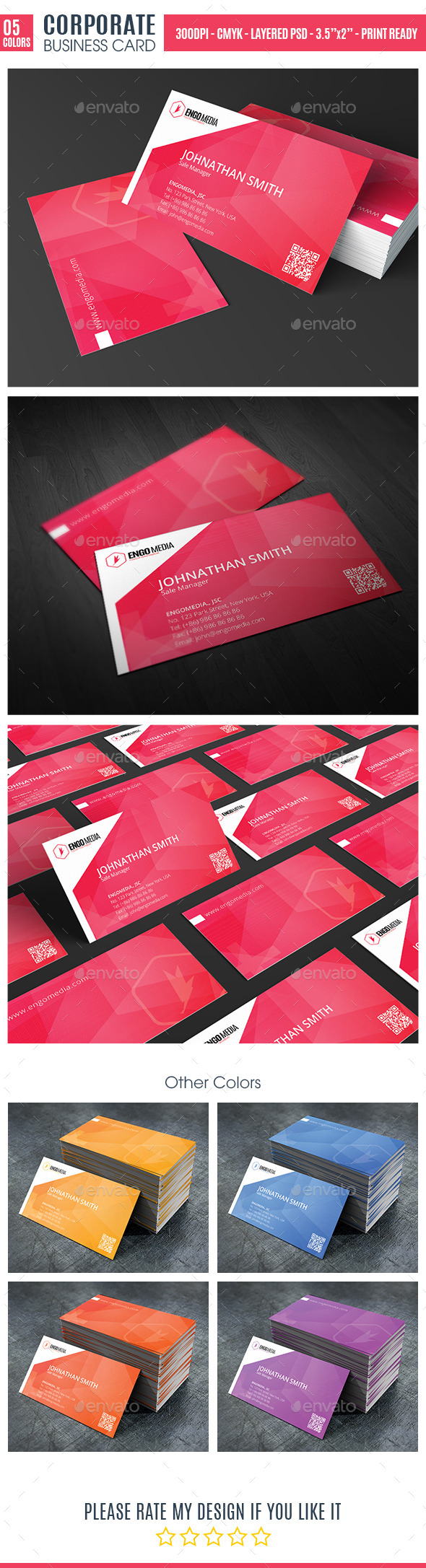 Creative Corporate Business Card EG20 - Corporate Business Cards
