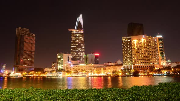 Scenic Ho Chi Minh City (Saigon) Skyline At Night - Vietnam 16