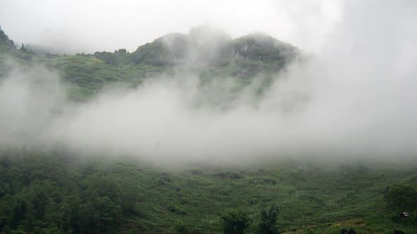 Fog In The Mountains Of Sapa - Northern Vietnam 1
